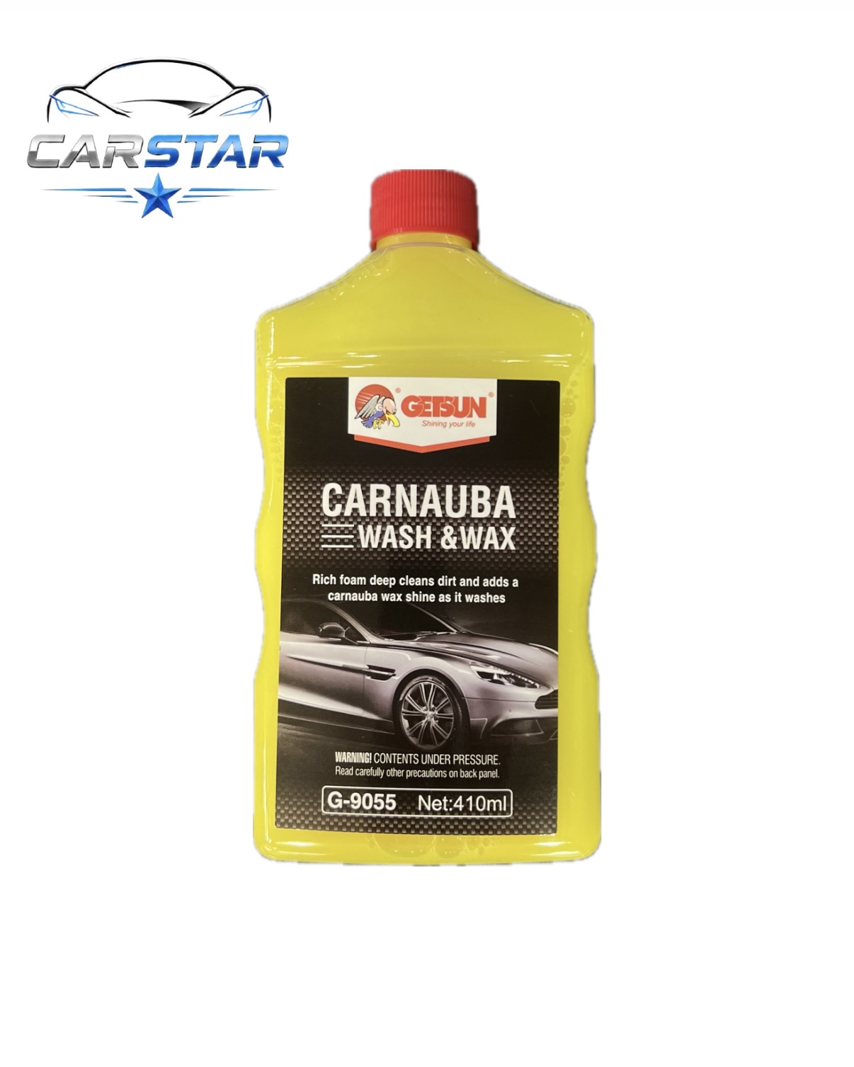 شامپو و واکس بدنه گتسان GETSUN مدل - G-9055 - CARNAUBA  کارنوبا حجم 410 میلی لیتر