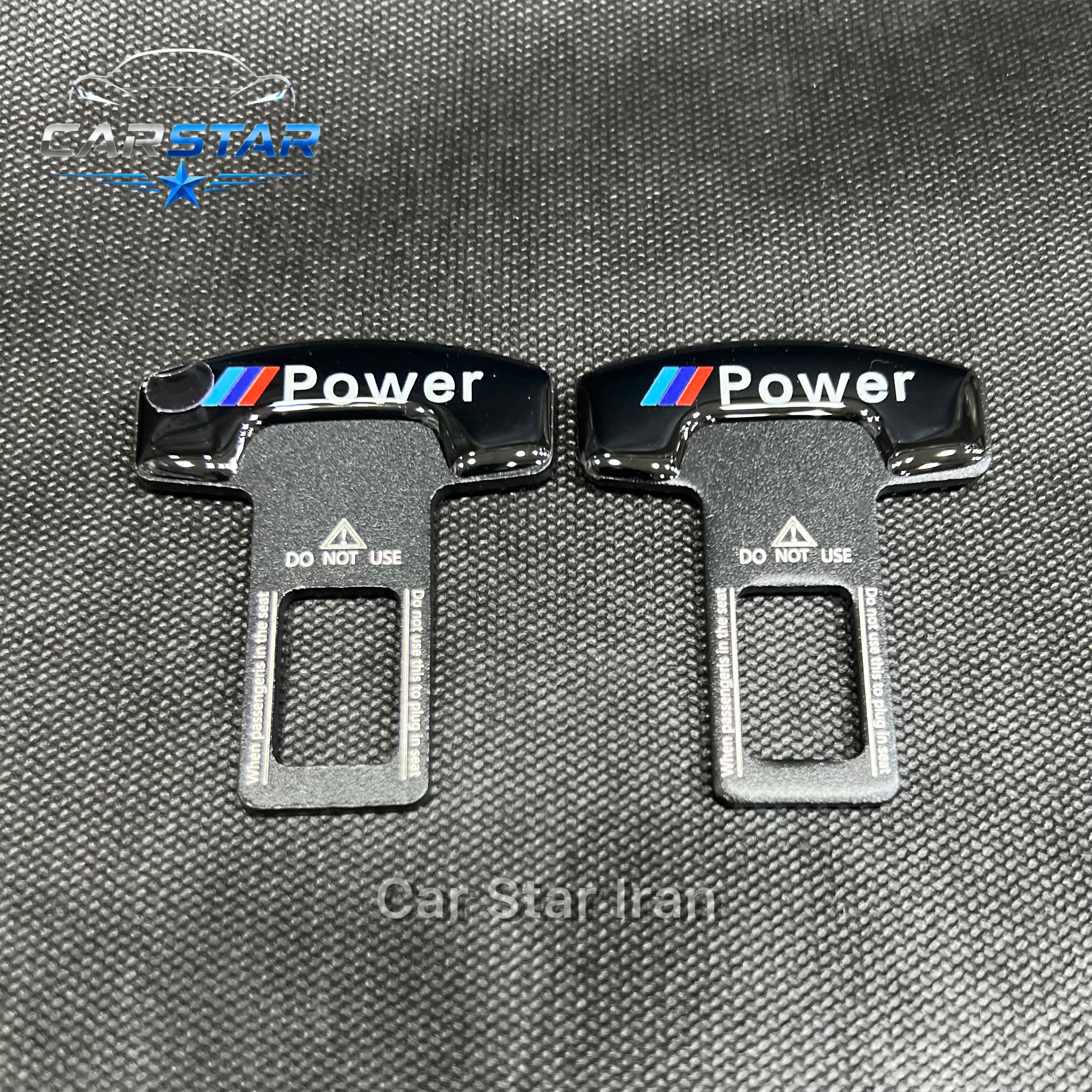 سایلنسر کمربند ایمنی بسته دو عددی مدل power