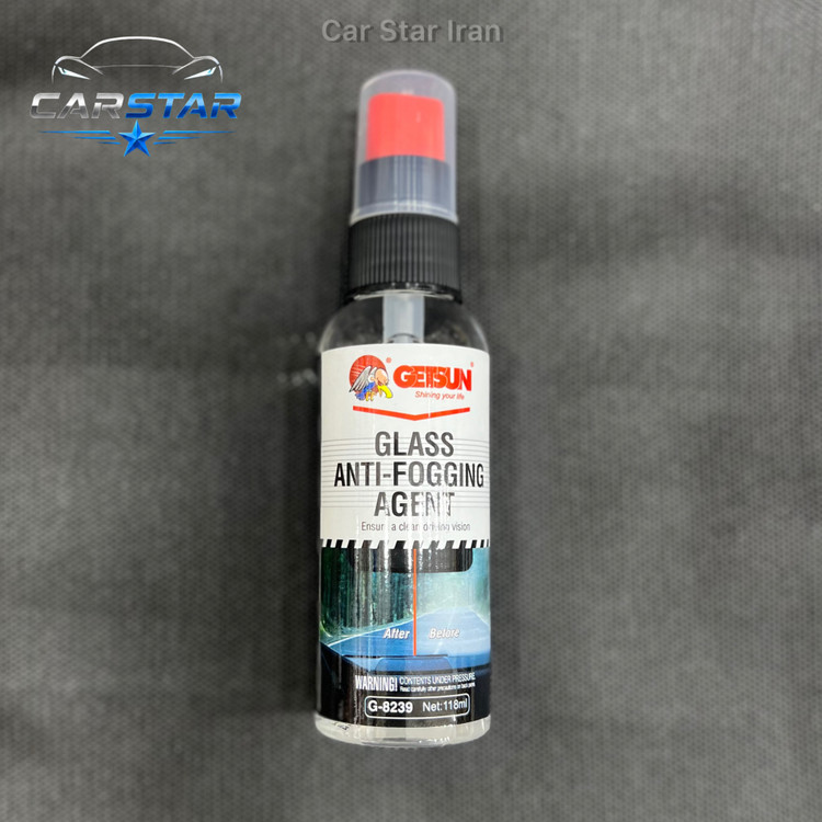اسپری ضد بخار شیشه خودرو گتسان مدل G-8239 حجم ۱۱۸ میلی لیتر